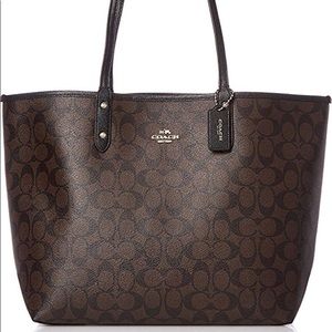 Coach reversible PVC City Signature Tote